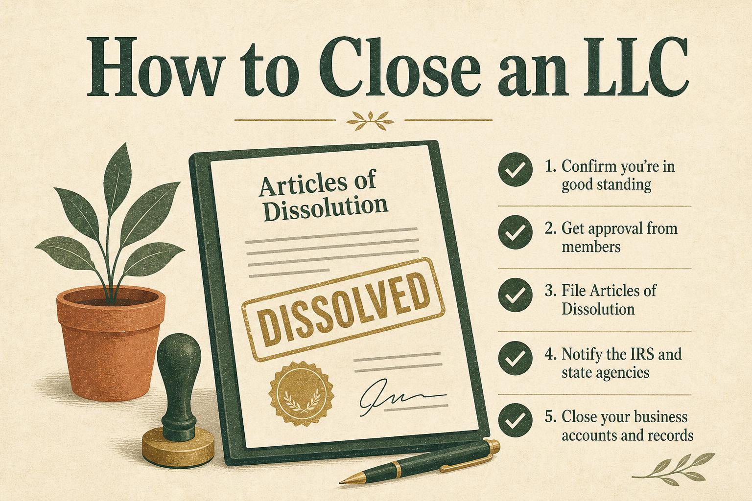 How to close an LLC