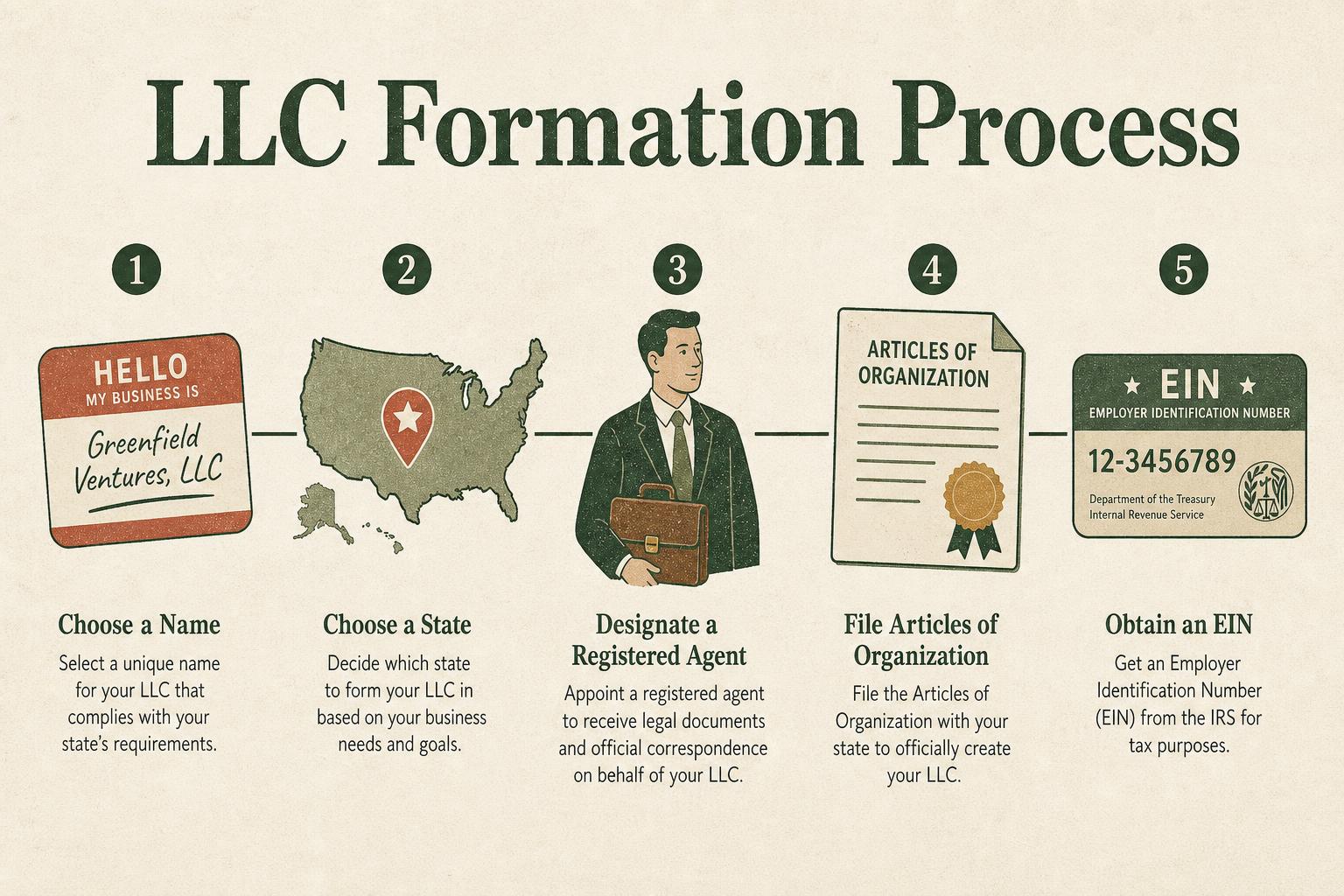 LLC formation process walkthrough
