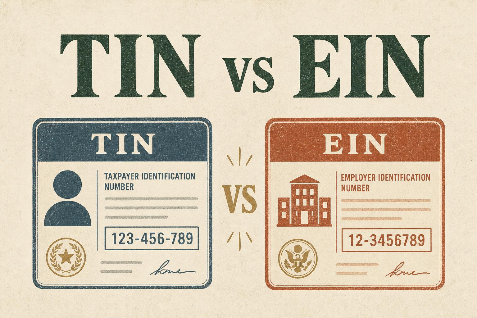 TIN versus EIN explained